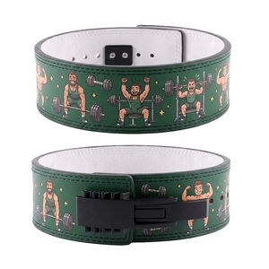 Ceintures d'anime réglables pour la musculation, ceinture en cuir 13 mm, ceinture d'entraînement pour la musculation, ceinture d'anime réglable unisexe - Product Image 6