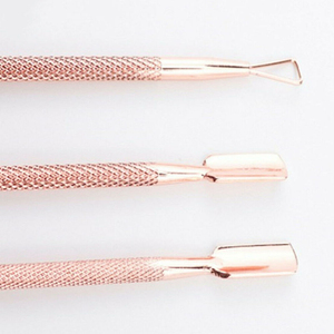 Empujador de Cutículas Profesional Reutilizable de Acero Inoxidable Ligero, Herramienta de Cuidado de Uñas de Doble Uso, Duradero y Personalizable para Manicura - Product Image 6