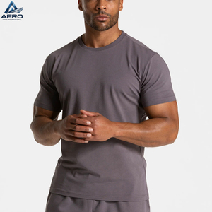 Camiseta de Color Sólido Personalizada de Alta Calidad, Nueva, Mezcla de Algodón Suave, Corte Atlético, Precio al por Mayor, OEM, ODM, Ropa sin Estampado - Product Image 1