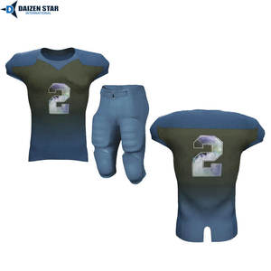 Uniforme de football américain personnalisable en spandex/polyester avec manches courtes, respirant, séchage rapide, UPF 50, évacuation de l'humidité - Product Image 3
