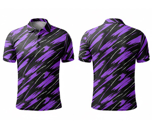 Fashion Sports Polo Shirt with Digital Sublimation Print Custom Sportswear Durable Stitching for Men Women Youth Quick-Dry - Product Image 4