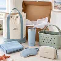 Kit de bienvenue pour déménagement en dortoir côtier avec logo personnalisé en nylon, ensemble cadeau d'orientation sur le campus, fournisseur OEM en gros, nouvelle collection saisonnière
