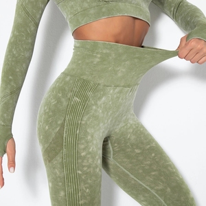 High Quality Women Winter Leggings Mid Waist Seamless Four-Way Stretch Anti-Bacterial Breathable Knee-Length - Product Image 1