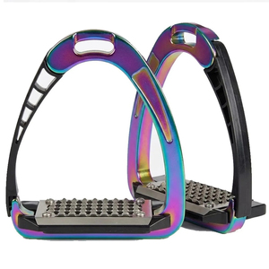Best Edition Stainless Steel Luxury Sports Horse Riding <b>Equestrian</b> Stirrups Comfortable Professional Manufacturer Flexi Stirrup - Product Image 5