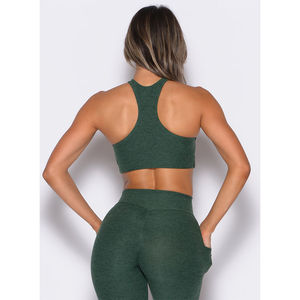 Sujetador deportivo de alta demanda para mujer, de pino, con diseño cruzado en la espalda, elástico y de gran soporte en 4 direcciones, nuevo, con escote cruzado frontal tipo llave. - Product Image 5