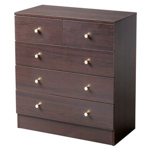 Comò Moderno Semplice Marrone a 5 Cassetti - Product Image 2