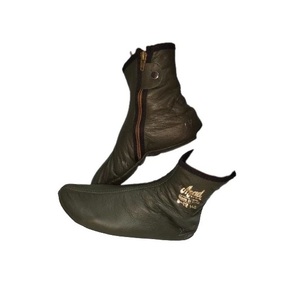 Calcetines de Invierno de Cuero Verde Azad de Alta Calidad, Calentadores de Pies Islámicos, Khuff Quff para Hombre, Calzado Cómodo de Cuero Genuino - Product Image 1