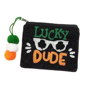 Moda nuevo aspecto semilla con cuentas bordado a mano ver con cuentas monedero de herradura niñas cartera con cuentas bolso con cremallera hecho en La India - Product Image 3