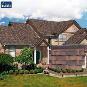 Bardeaux d'asphalte gris Estate avec meilleur prix Bardeaux d'asphalte Toiture Japon Mosaik Bardeaux d'asphalte de qualité supérieure - Product Image 1