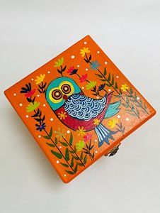 Handmade Wooden Jewelry Box Decorative Ring Holder Necklace <b>Storage</b> <b>Chest</b> Budget Friendly Gift Luxury Wooden Jewelry Box - Product Image 6