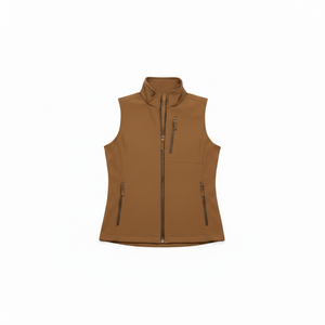 Wholesale Winter Softshell Sleeveless Jacket Unisex Waterproof Windproof Quick Dry Slim Fit Hiking Outdoor Vest Zipper - Product Image 2