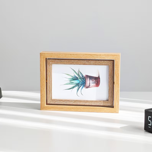 <b>Rustic</b> Charm Wooden <b>Frame</b> Heritage Wood Photo <b>Frame</b> Classic Timber Memory <b>Frame</b> Natural Crafts - Product Image 3