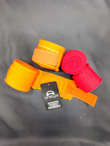 Meilleures ventes : Bandes de poignet réglables en pur coton respirant, longueur personnalisable, avec logo, pour la boxe en extérieur et les arts martiaux de haute performance - Product Image 4