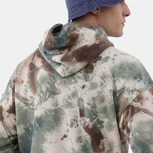 Sudadera con Capucha Tie Dye para Hombre, Ajustable, Nueva Colección de Invierno, Algodón Mezclado, Transpirable y Cómoda, Estilo Único - Product Image 6