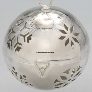 Boules de Noël rondes brillantes et polies, style créatif, vierges pour sublimation, faites à la main, style fantaisie, très vendues - Product Image 1