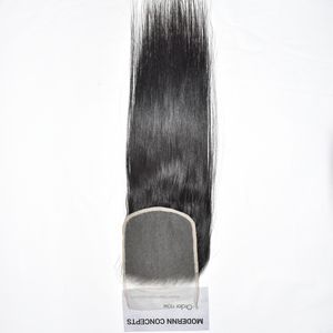 Cheveux humains brésiliens vierges bruts non traités, cuticules alignées, tissage Genius, fermeture 6*6, lisses, qualité Temple, pour la vente en gros - Product Image 1