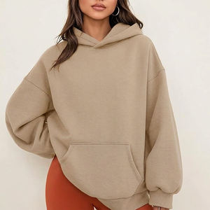 Sudadera vintage personalizada para mujer con logo bordado para la producción al por mayor de marcas de streetwear estadounidenses - Product Image 4