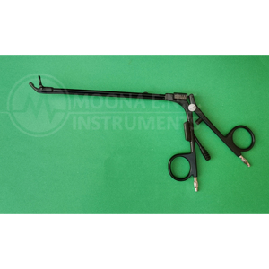 Pinza de succión bipolar Stammberger de 12.5 cm de longitud, punta de 45 grados, cable de 3 metros, reutilizable, manual, para endoscopia, cirugía ORL. - Product Image 2