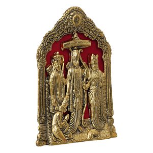 Estatua de Metal del Dios Ram Darbar de JaipurCrafts, Murti de 9 Pulgadas para Decoración del Hogar u Oficina, Adorno para Ramadán - Product Image 4