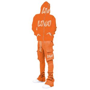 Chándal personalizado OEM de alta calidad para hombre, chándal al por mayor, conjunto de chándal con capucha y cremallera de cara completa más vendido para hombre - Product Image 2