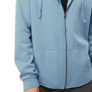 Sudadera con capucha de algodón y forro polar para mujer, con cremallera completa, ligera, informal, OEM, ODM, venta al por mayor - Product Image 6