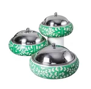 Ensemble de casseroles en acier inoxydable de qualité supérieure avec couvercle, bols de service modernes pour la maison et les restaurants - Product Image 3