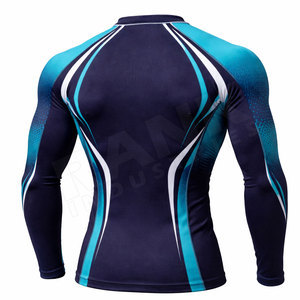 Camiseta Deportiva Rash Guard para Hombre, Camiseta de Compresión para Entrenamiento Rash Guard para Hombre - Product Image 2