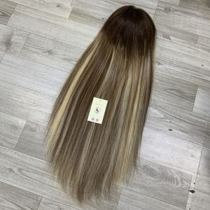 Perruques en cheveux humains vietnamiens de qualité supérieure, petits nœuds sur les mèches, lisses, fermeture en dentelle suisse 5x5 HD, perruques de l'usine - Product Image 2