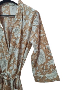 ชุดเดรสลำลองสำหรับผู้หญิงผ้าฝ้ายลายดอกไม้ระบายอากาศได้ดีเป็นมิตรกับสิ่งแวดล้อมชุดฤดูร้อนดิจิตอล - Product Image 3