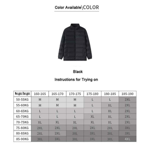 Custom Logo <b>Pullover</b> Quilted Puffer <b>Men's</b> <b>Jackets</b> Winter Outdoor <b>Jacket</b> Wholesale Winter Puffer <b>Jacket</b> Hot Sale Cheap Price - Product Image 5