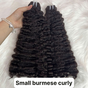 Extensions de cheveux humains bouclés birmanes en trame, style de luxe, de Thanh an Hair - Product Image 3