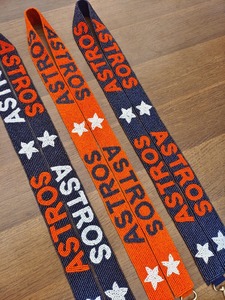 Correas de bolso personalizadas con cuentas para el día del partido, reemplazo de asas de bolso para equipos deportivos, correas cruzadas, correas de hombro de cuentas de semillas, piezas tejidas - Product Image 4