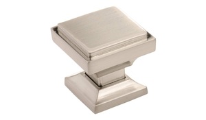 Sophisticated Modern Square Knob with Elegant Finish for Premium Kitchen Cabinets and Designer Wardrobes - Product Image 1