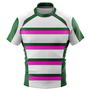 Maillot de rugby court personnalisé sublimé de haute qualité en gros – Durable, respirant, léger, 100 % polyester, vêtement de sport pour - Product Image 4