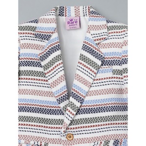 เสื้อเบลเซอร์สำหรับเด็กผู้ชายลายทางหลายเส้น - Product Image 3