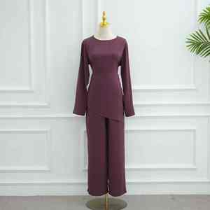 Abaya musulmane moderne légère et respirante à ouverture frontale avec ceinture pour femme, élégante, modeste, décontractée, pour usage quotidien, style Dubaï, longueur au sol - Product Image 5