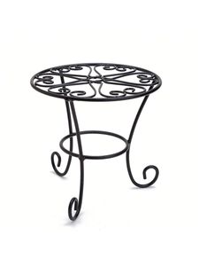 Support de pot de fleurs en fer durable avec revêtement résistant à la rouille pour une utilisation longue durée en extérieur et en intérieur - Product Image 2