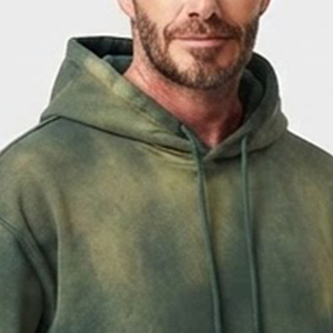 Sudadera con Capucha Tie-Dye para Hombre, Personalizable con Logotipo, Corte Regular, Algodón French Terry, Estilo Casual para Otoño, con Bolsillos - Product Image 5