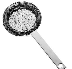 Gorgeous gold cocktail strainer featuring a beautifully detailed horse <b>head</b> sculpture <b>style</b> handle. Available at wholesale price - Product Image 4