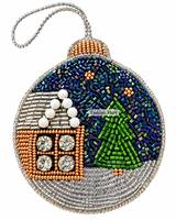Ornement de canne à sucre perlé fait main, rayé rouge et blanc, décoration d'arbre de Noël, accessoire artisanal