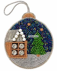 Adorno de Bastón de Caramelo Hecho a Mano con Cuentas, Decoración Navideña a Rayas Rojas y Blancas, Accesorio Artesanal para Árbol de Navidad - Product Image 6