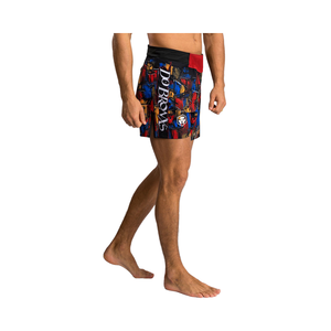 Pantalones cortos Mma transpirables con estampado de sublimación de diseño personalizables para entrenamiento de artes marciales personalizados más vendidos a precios muy baratos - Product Image 4