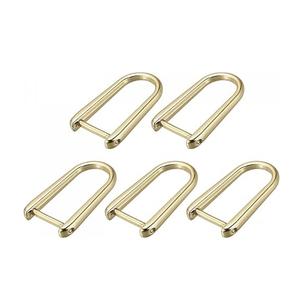 Anneaux en D en alliage de zinc OEM en gros, manilles à visser en forme de U, boucles en D pour sacs à main, sangles de sac et accessoires de quincaillerie pour porte-clés - Product Image 2