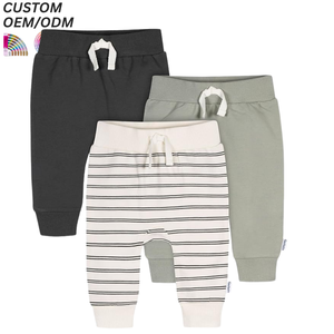 Pantalon de sport pour enfants en gros, pantalon de survêtement pour garçons, chaud automne-hiver, 100 % coton, tricoté droit, ODM - Product Image 5