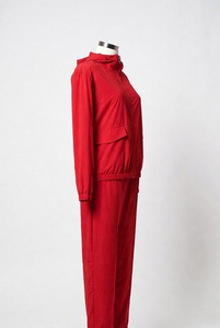 Diseño OEM, 69% Algodón, 31% Poliéster, Chándal Deportivo Blanco para Hombre, Sudadera con Capucha y Cremallera Completa, Pantalones Deportivos - Product Image 5