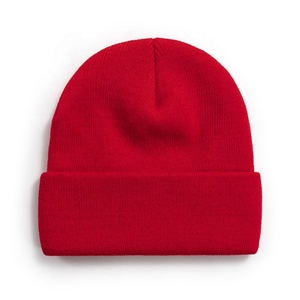 Bonnet tricoté unisexe pour homme, vente en gros d'usine, nouveau bonnet tricoté couleur unie, collection hiver 2025 - Product Image 6