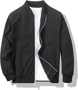Blousons Bomber Homme Automne – Veste Décontractée en Polaire Épaisse et Chaude Coupe-Vent pour Hommes - Product Image 1