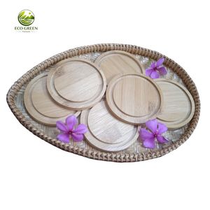 Juego de Manteles Individuales de Bambú Tallado Resistente al Calor, con Opción de Logotipo Personalizado, para Decoración del Hogar, Venta al Por Mayor - Product Image 5