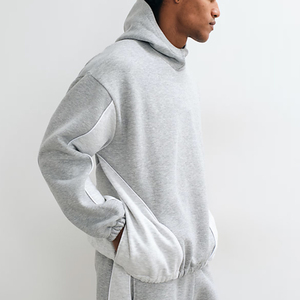 Conjunto Deportivo Informal de Invierno para Hombre, con Capucha, Sólido, Ligero, Transpirable y de Secado Rápido - Product Image 3