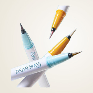 makeup products Dear May Tangerine Under-Eye Dual Liner Eyeliner <b>water</b> proof maquillage cosmetic <b>pen</b> colored - Product Image 5